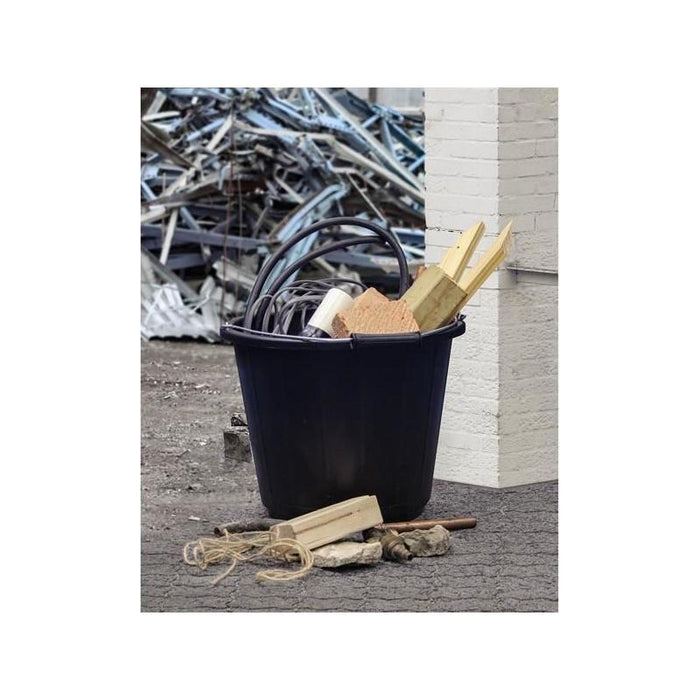Faithfull General-Purpose Bucket 14 litre (3 gallon) - Black Faithfull - Town Tools