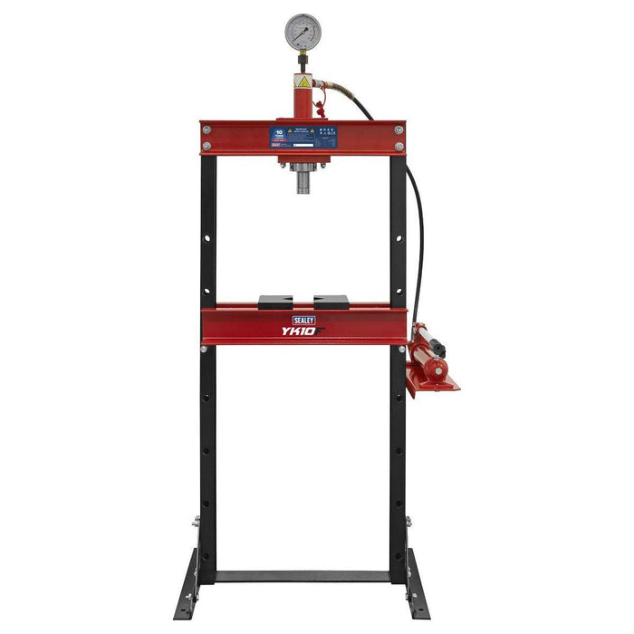 Sealey Hydraulic Press 10 Tonne Floor Type YK10F Sealey - Town Tools 