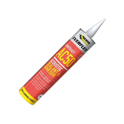 Everbuild Sika Everflex® AC50 Acoustic Sealant & Adhesive 900ml Everbuild Sika - Town Tools
