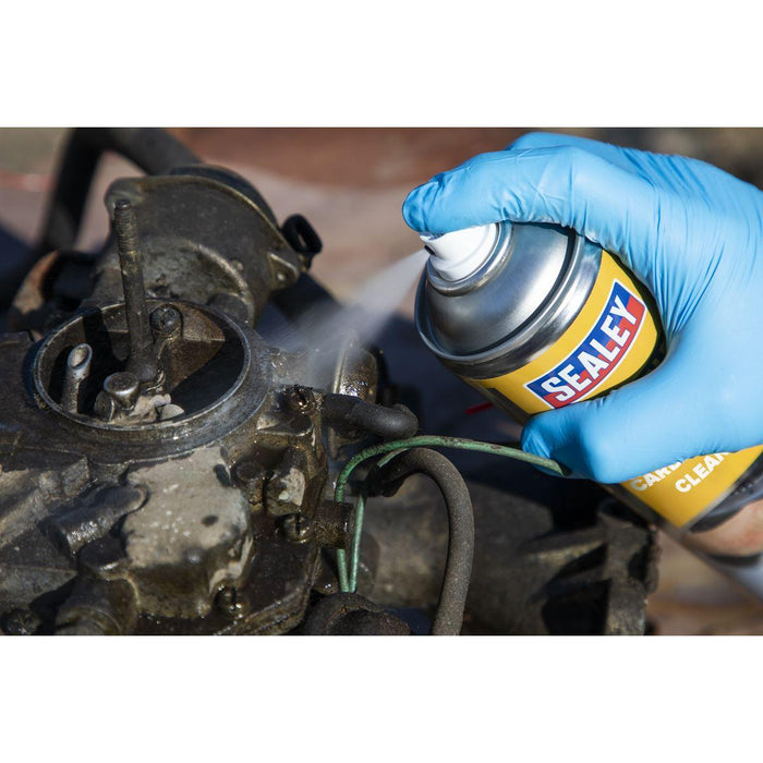 Sealey Throttle Body & Carburettor Cleaner 500ml SCS013S Sealey - Town Tools 