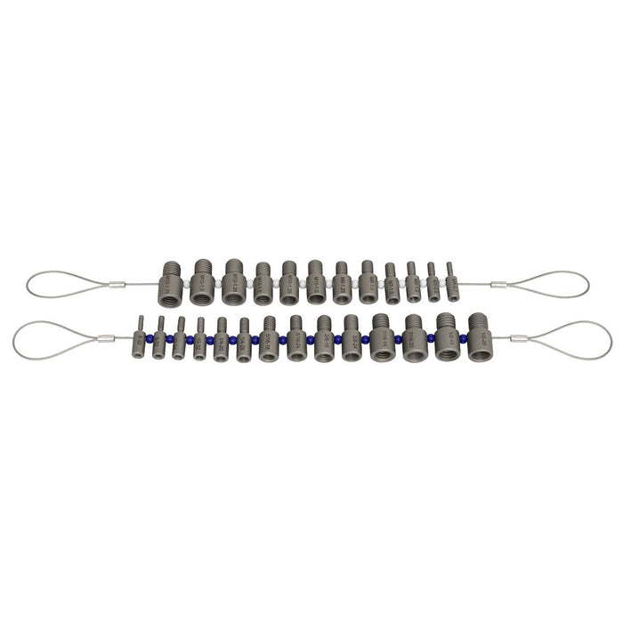 Sealey Metric/Imperial Thread Checker Nut & Bolt Checker 26pc AK70NBC Sealey - Town Tools 