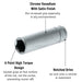 Teng Tools 3/8" Deep Socket 6 pt Metric 17mm Teng Tools - Town Tools 