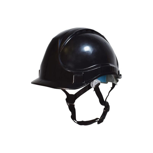 Scan Short Peak Safety Helmet Black Scan - Town Tools