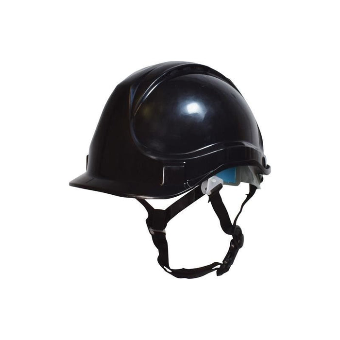 Scan Short Peak Safety Helmet Black Scan - Town Tools