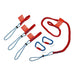 Knipex 00 50 04 T BK Tethering System Set, 6 Piece Knipex - Town Tools