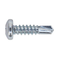 Sealey Self Drilling Screw 4.8 x 19mm Pan Head Phillips Zinc Pack of 100