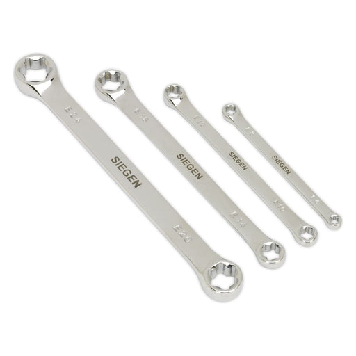 Seigen by Sealey Trx-Star* Double End Spanner Set 4Pc Siegen by Sealey - Town Tools 