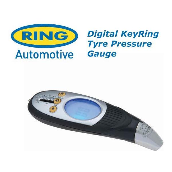 New Ring Rtg6 Digital Tyre Pressure & Tred Depth Gauge With Led & Storage Case Ring Automotive - Town Tools 