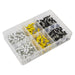Sealey Numberplate Screw Assortment 4.8mm x 18mm 195pc - Plastic Enclosed Head Sealey - Town Tools 
