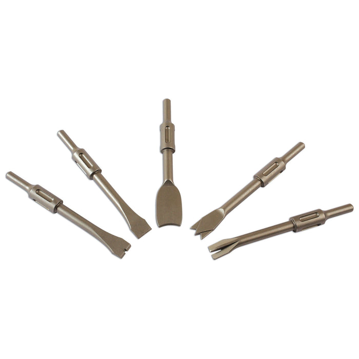Laser Air Chisel Set - Non Turn 5pc 6261 Laser - Town Tools 