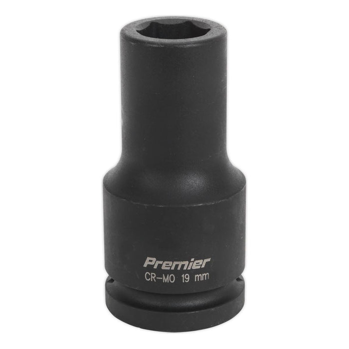 Sealey Impact Socket 19mm Deep 3/4"Sq Drive IS3419D Sealey - Town Tools 