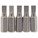 Draper Plain Slot Insert Bit, 4.5 mm, 1/4" Hex, 25mm Long (Pack of 5) 64008 Draper - Town Tools 