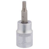 Draper Socket with Hexagonal Bit, 3/8" Sq. Dr., 4mm 16282