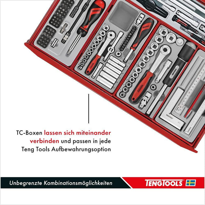 Teng Tools 3/8" Socket Set 6 pt TT1 19 Pieces Teng Tools - Town Tools 