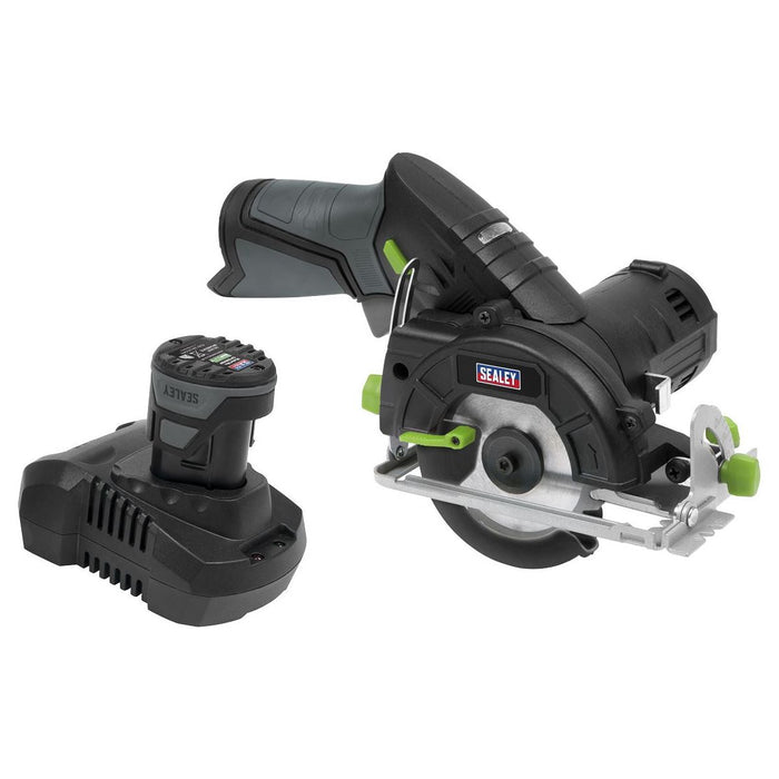 Sealey Cordless Circular Saw Kit 10.8V 2Ah SV10.8 Series85mm CP108VCS Sealey - Town Tools 