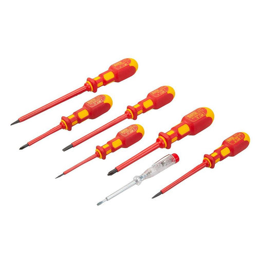 King Dick VDE Screwdriver Set 7pce PH & Slotted King Dick - Town Tools 