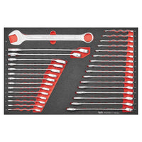 Teng Tools Metric combination & ratcheting spanner set 31 pcs