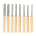 Silverline Wood Turning Chisel Set 8pce 360mm Silverline - Town Tools 