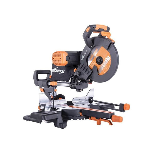 Evolution R255SMS-DB+ Multi-Material Sliding Mitre Saw 255mm 1600W 110V Evolution - Town Tools