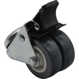 Sealey Wheel,Swivel Castor (2 wheels), Single Bolt, w/Brake MS063V-E