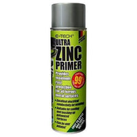 E-Tech Ultra Zinc Primer Paint Spray Metal Welding Galve Rust Prevent 500ml