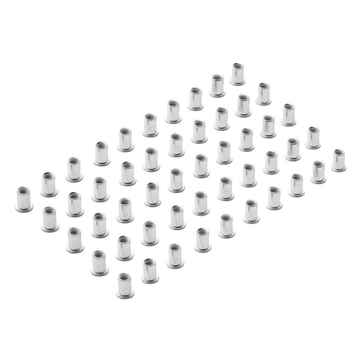 Draper Zinc Plated Threaded Insert Rivet Nuts, M8 x 1.25mm (Pack of 50) Draper - Town Tools
