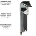Teng Tools Ball Point Hex Key Set AF 9 Pieces Teng Tools - Town Tools 