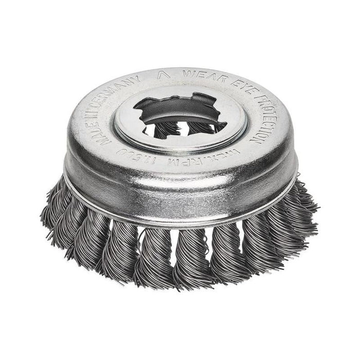 Lessmann X-Lock Steel Knot Cup Brush 85mm Non Spark Lessmann - Town Tools