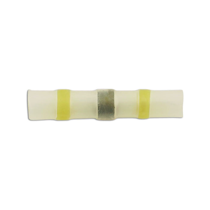 Connect Yellow Solder Type Heat Shrink Butt Connector 10pc 30696 Tool Connection - Town Tools 