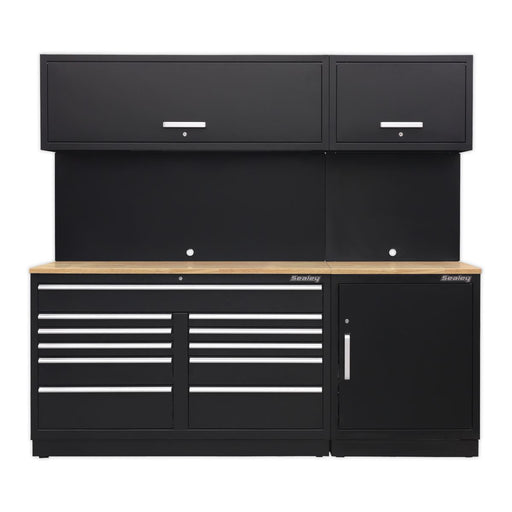 Sealey Premier Premier Storage System with Oak Worktop 2.3m APMSCOMBO4W Sealey Premier - Town Tools 