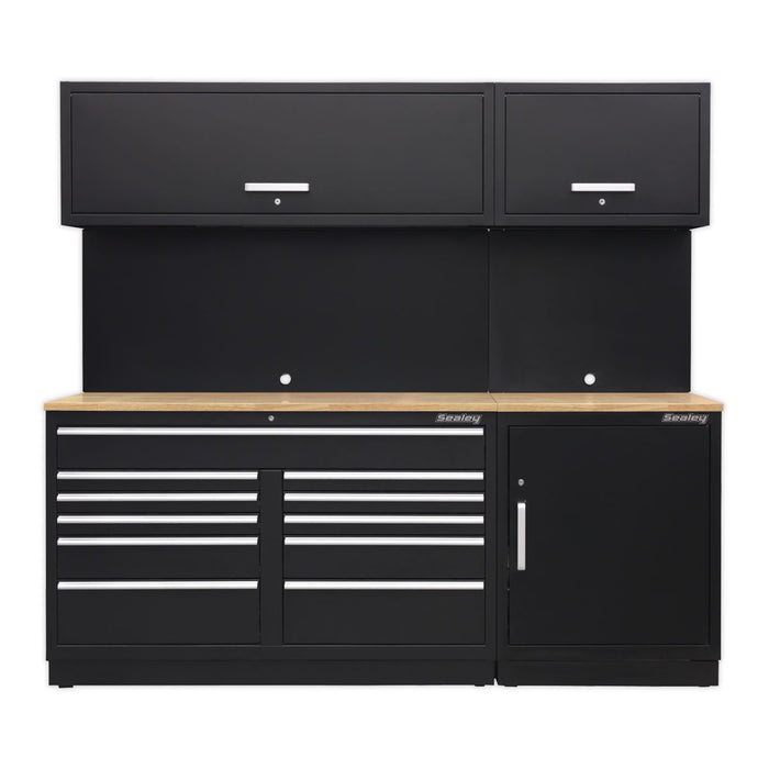 Sealey Premier Premier Storage System with Oak Worktop 2.3m APMSCOMBO4W Sealey Premier - Town Tools 