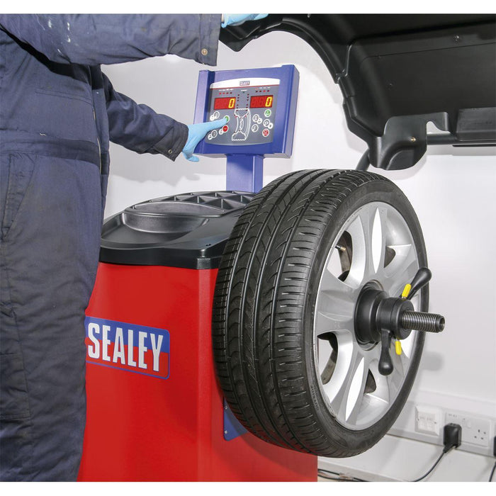 Sealey Wheel Balancer Semi-Automatic WB10 Sealey - Town Tools 