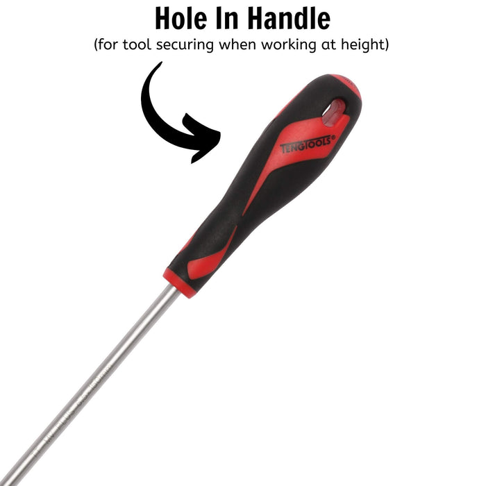 Teng Tools Flat Screwdriver 1.2 x 6.5 x 150mm M Teng Tools - Town Tools 