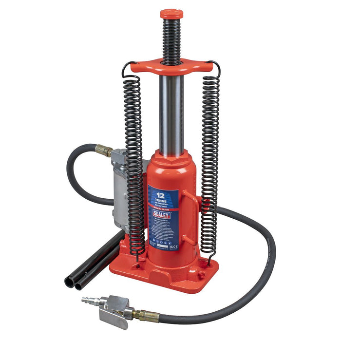 Sealey Air Operated Hydraulic Bottle Jack 12 Tonne YAJ12S Sealey - Town Tools 