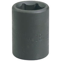 Draper Impact Socket, 1/2" Sq. Dr., 21mm 28511