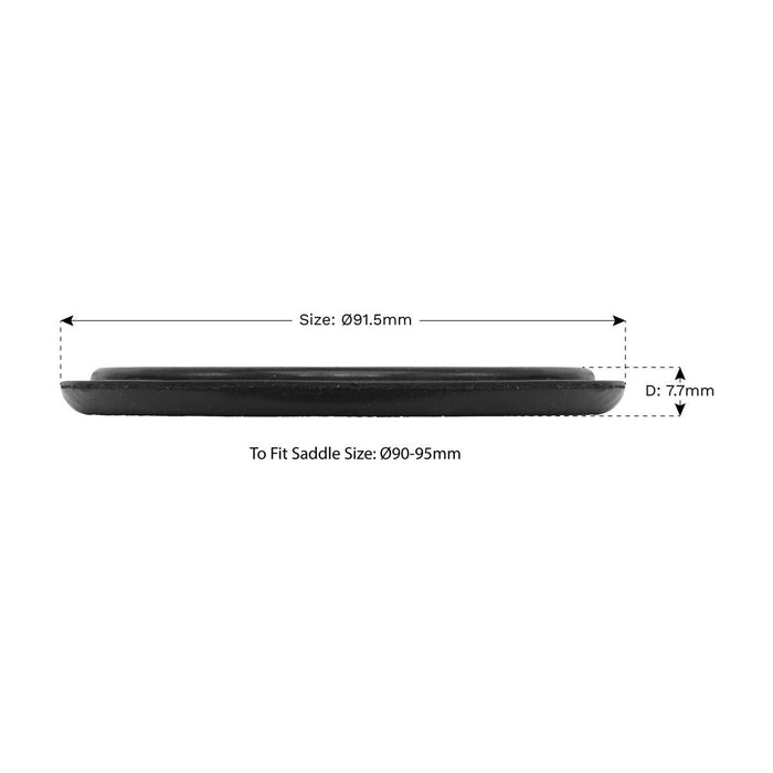 Sealey Safety Rubber Jack Pad Type B JP12 Sealey - Town Tools 