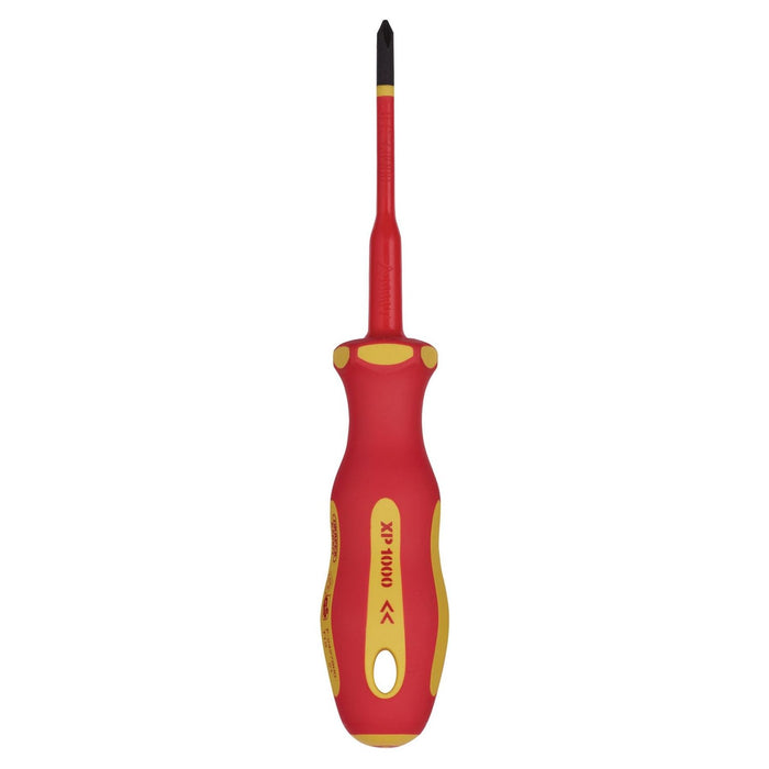 Draper XP1000 VDE Slimline Cross Slot Screwdriver, No.1 x 80mm 02163