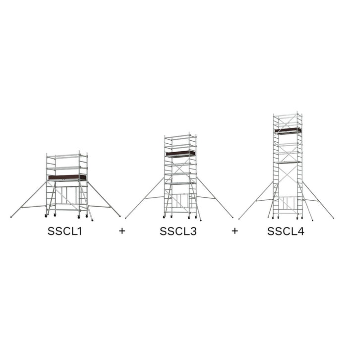 Sealey Platform Scaffold Tower Extension Pack 4 EN 1004-1 SSCL4 Sealey - Town Tools 