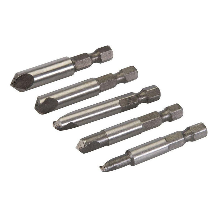 Silverline Damaged Screw Remover Set 5pce 50mm Silverline - Town Tools 