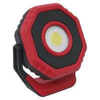 Sealey Rechargeable Pocket Floodlight with Magnet 360 7W COB LED Red LED700PR