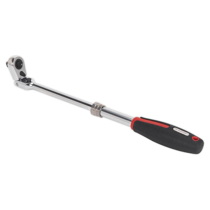 Sealey Ratchet Wrench 3/8"Sq Drive Flexi-Head Extendable Platinum Series AK8983 Sealey - Town Tools 