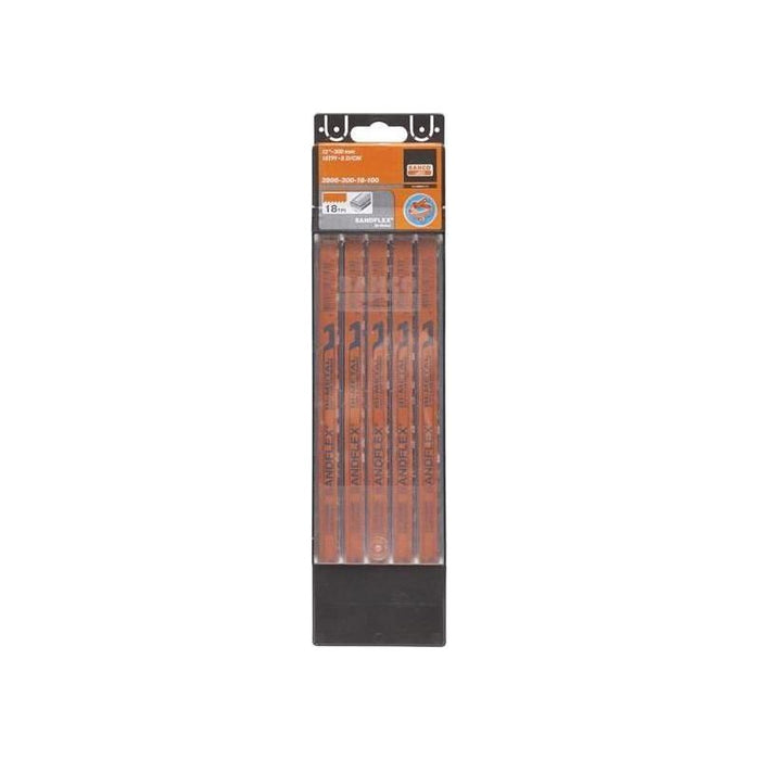 Bahco 3906 Sandflex® Hacksaw Blades 300mm (12in) x 18 TPI (Pack 100) Bahco - Town Tools