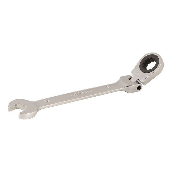 Silverline Flexible Head Ratchet Spanner 12mm Silverline - Town Tools 