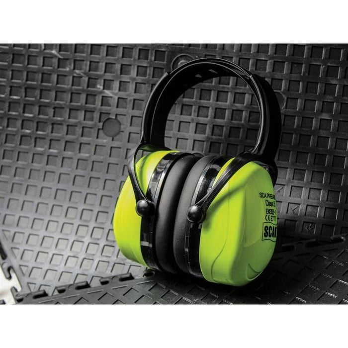 Scan Hi-Vis Ear Defenders Scan - Town Tools