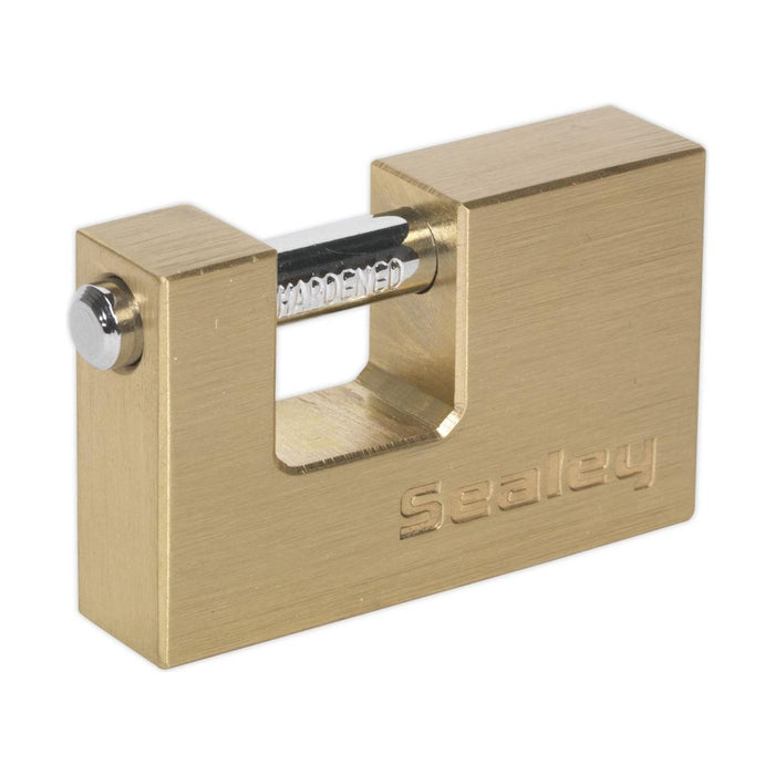 Sealey Brass Body Shutter Padlock 60mm Sealey - Town Tools 