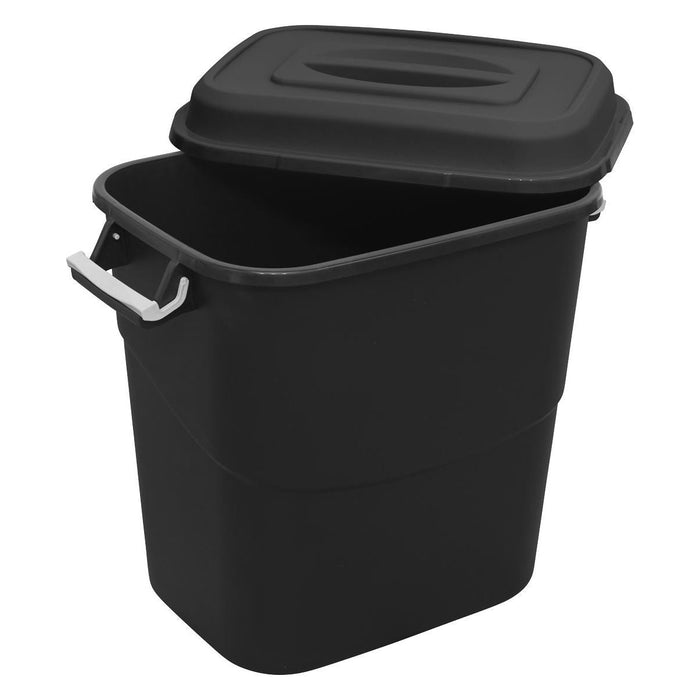 Sealey Refuse/Storage Bin 75L Black BM75 Sealey - Town Tools 