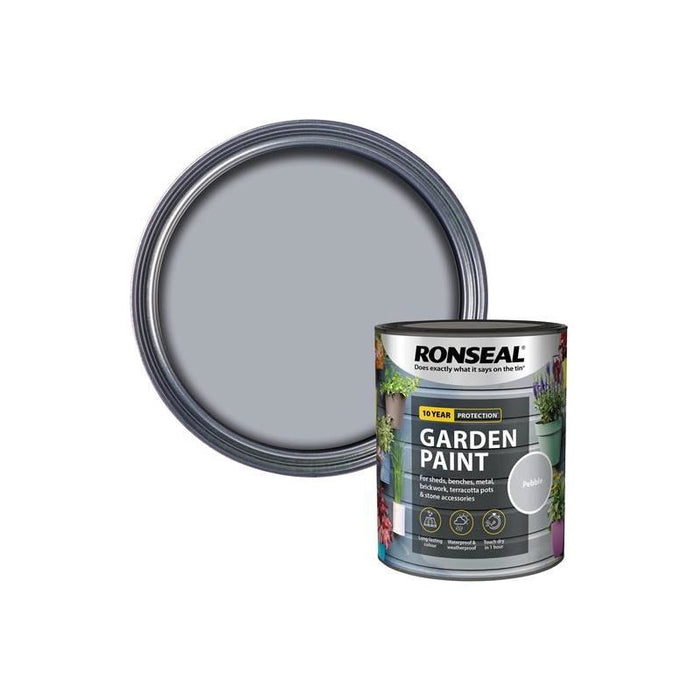 Ronseal Garden Paint Pebble 750ml Ronseal - Town Tools
