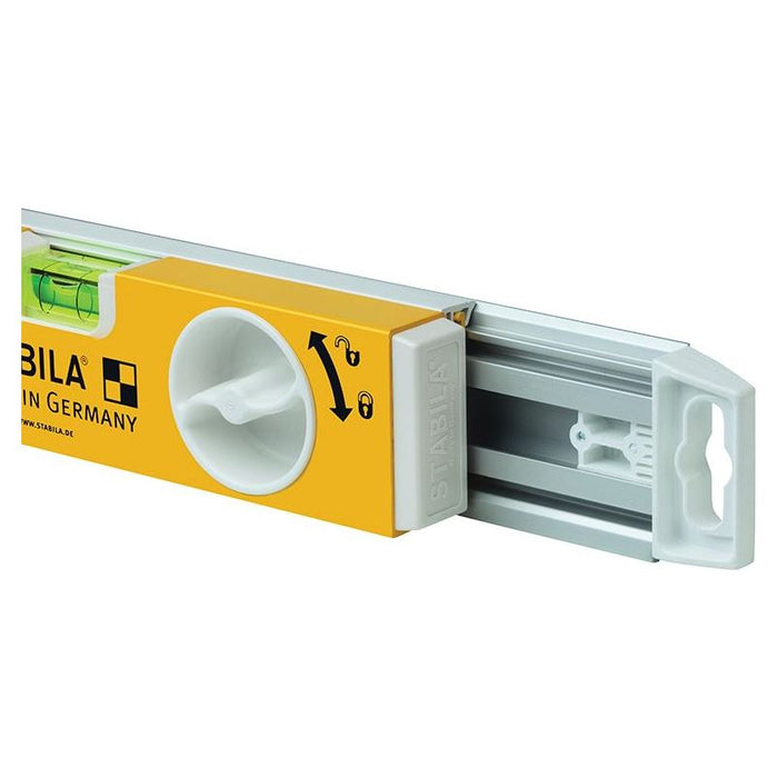 Stabila 80T Telescopic Spirit Level 2 Vials 80-127cm Stabila - Town Tools