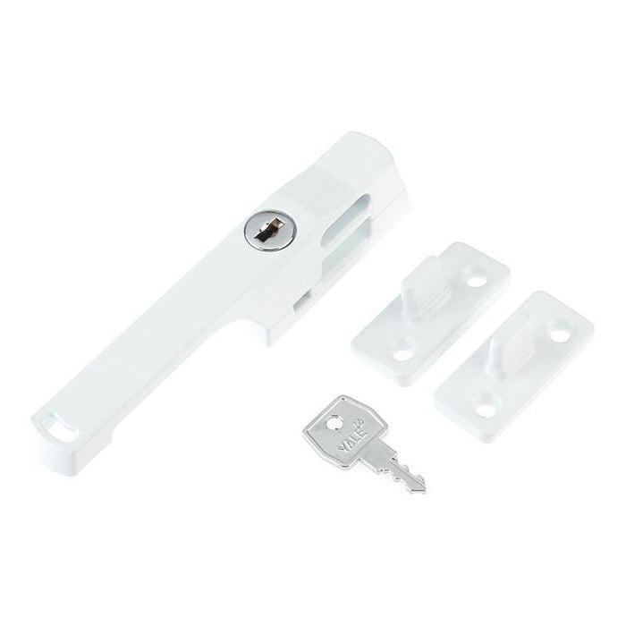 Yale Locks P115WE Lockable Window Handle White Finish Yale Locks - Town Tools
