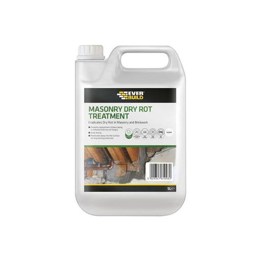 Everbuild Sika Masonry Dry Rot Treatment 5 litre Everbuild Sika - Town Tools